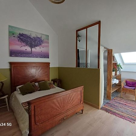 Les Chaumes Violettes Bed & Breakfast Cluis Екстериор снимка